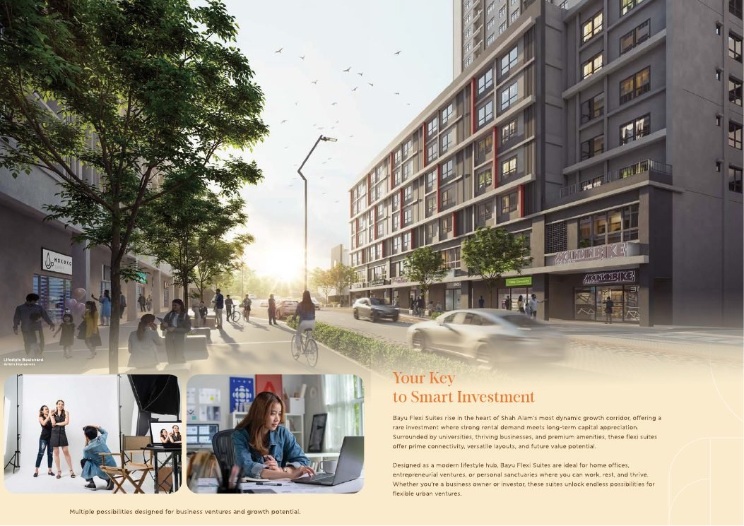 Residensi Bayu Mori Park — gambaran artis daripada brosur