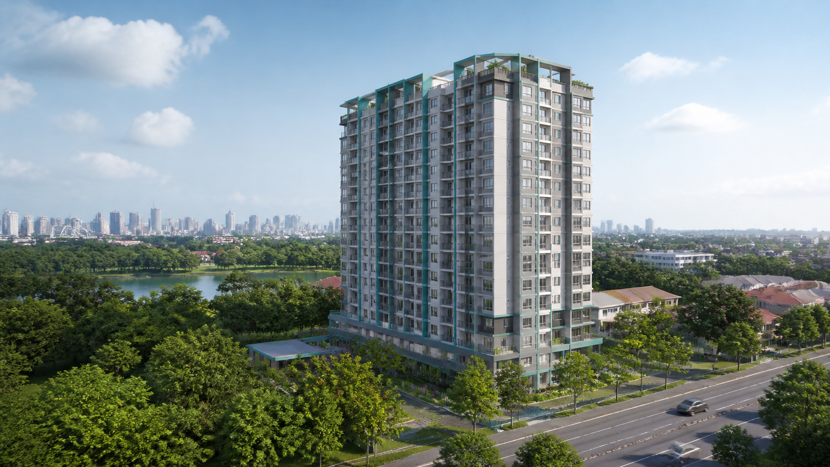 Ilustrasi janaan AI Residensi Vista Kepong berhampiran Taman Metropolitan Kepong