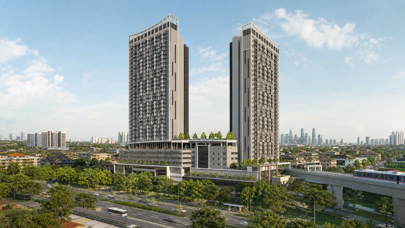 Melati Residensi — Taman Melati — Ilustrasi pemasaran — bukan foto tapak