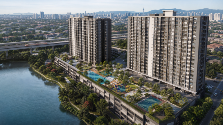 Ilustrasi janaan AI Lake Side Homes RUMAWIP dan PPAM di Sungai Besi