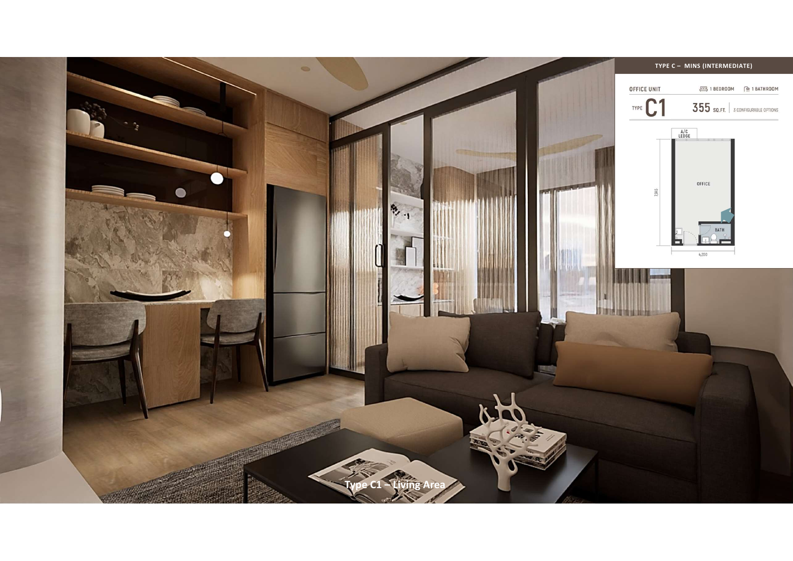 C1 — Ruang tamu — visual sales kit Canopy Hills 2