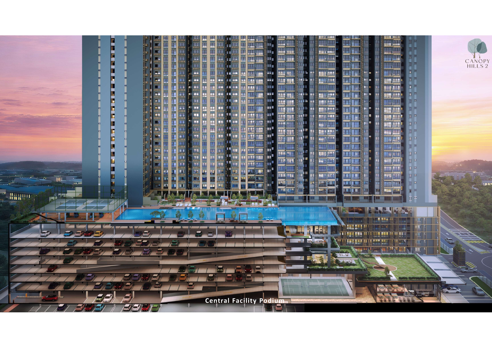 Podium fasiliti Canopy Hills 2 — visual sales kit Canopy Hills 2