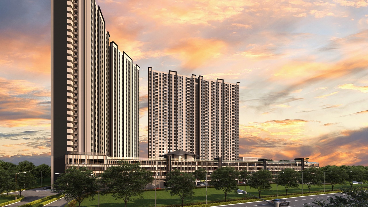 Residensi Armani Putra — Putrajaya — lakaran artis menara apartmen