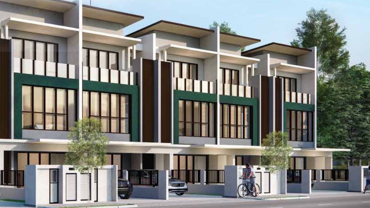 Inspire — Teluk Pulai — lakaran artis rumah teres 2½ tingkat