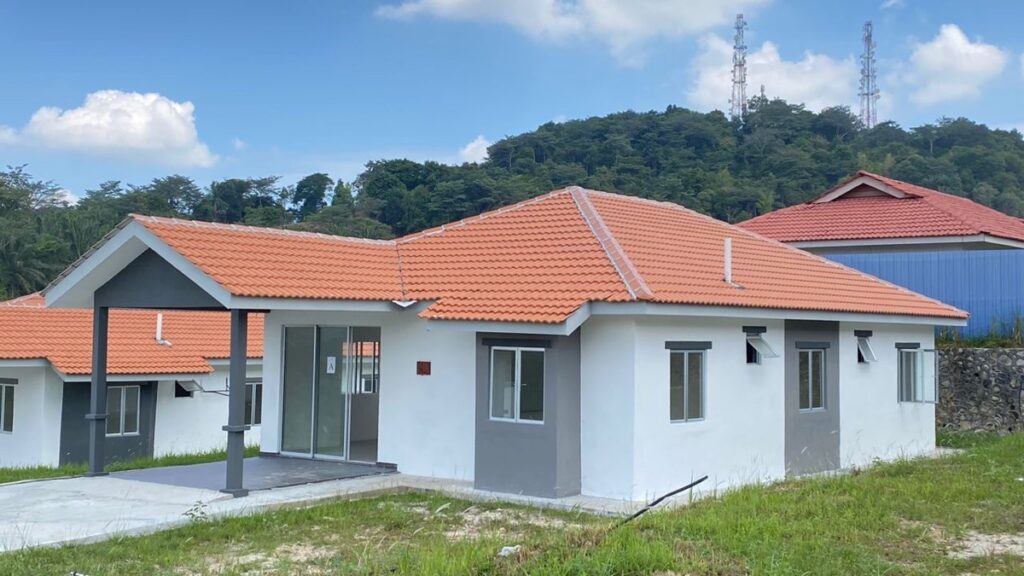 Banglo Kerayong Hills — Puncak Alam — foto sebenar rumah contoh Jenis A (Mawar)
