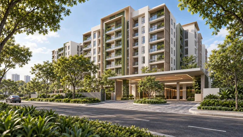 Residensi Permaisuri — Cheras — Ilustrasi AI — bukan gambaran sebenar projek