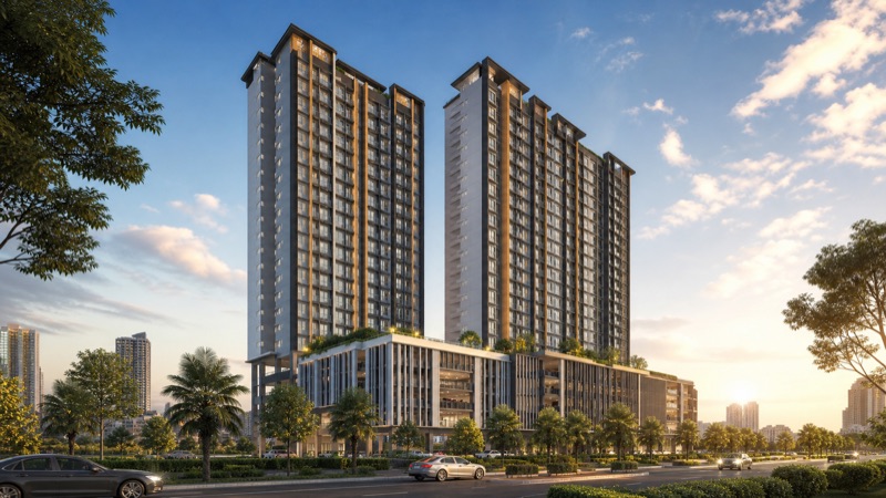 Residensi Kamelia — Bandar Sri Damansara — Ilustrasi AI — bukan gambaran sebenar projek