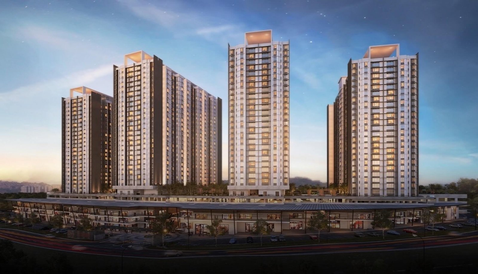 Mirai Residence — Kajang 2 — Gambaran artis daripada bahan projek · bukan foto sebenar