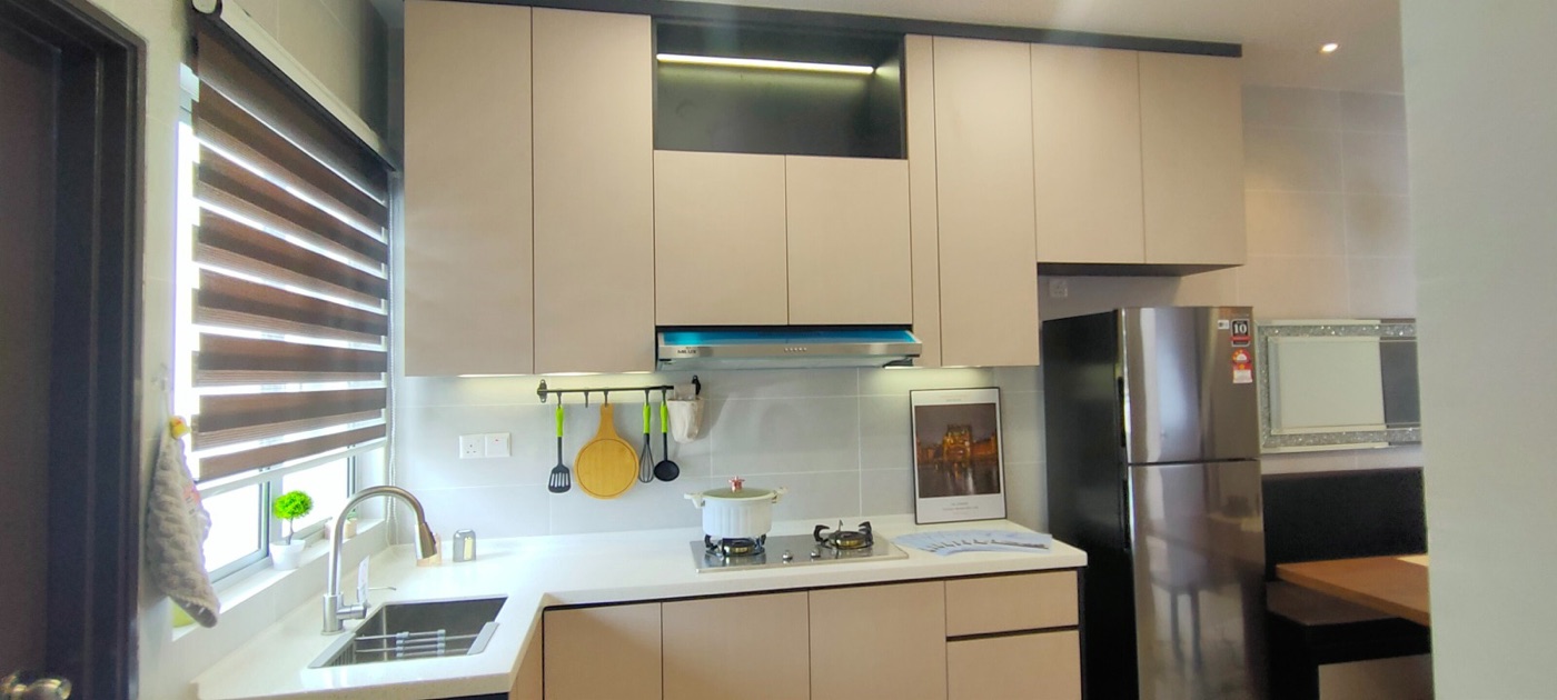 Foto kabinet dapur unit contoh atas