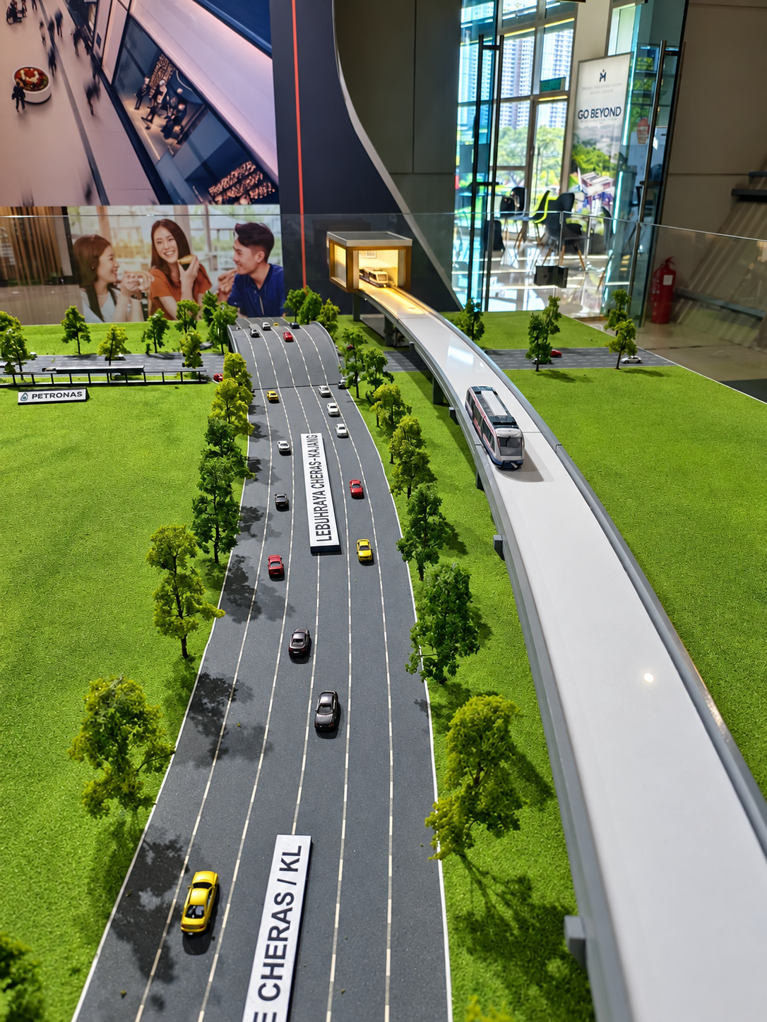 Model akses pengangkutan Residensi Naluri Bandar Mahkota Cheras
