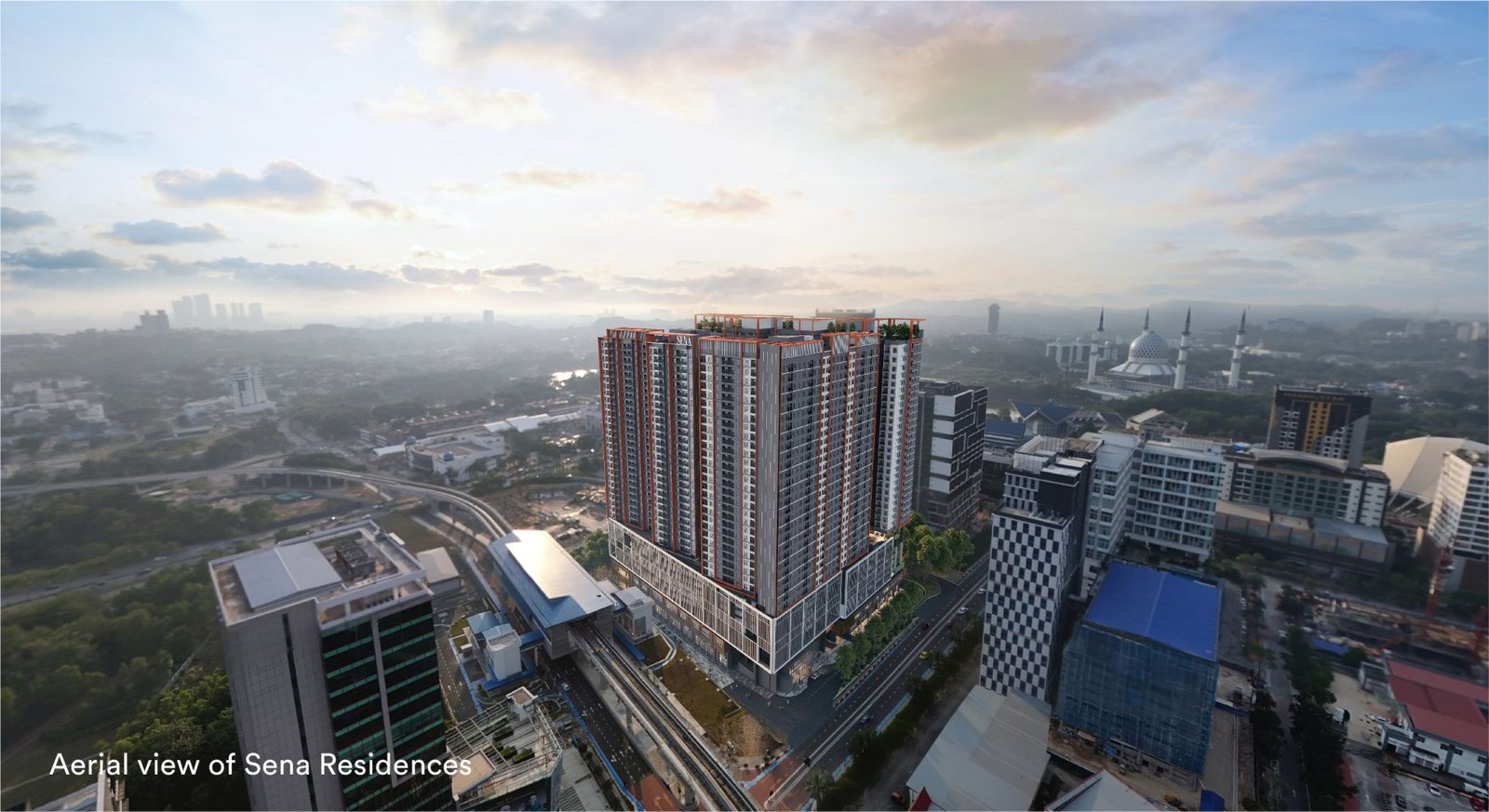 Sena Residences — Seksyen 14, Shah Alam — Gambaran artis rasmi pemaju · bukan foto sebenar