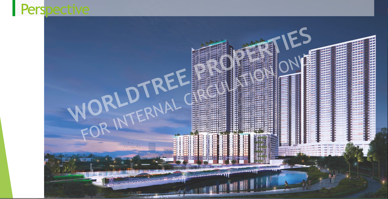 Perspektif bangunan Lake Side Homes Tepian Tasik