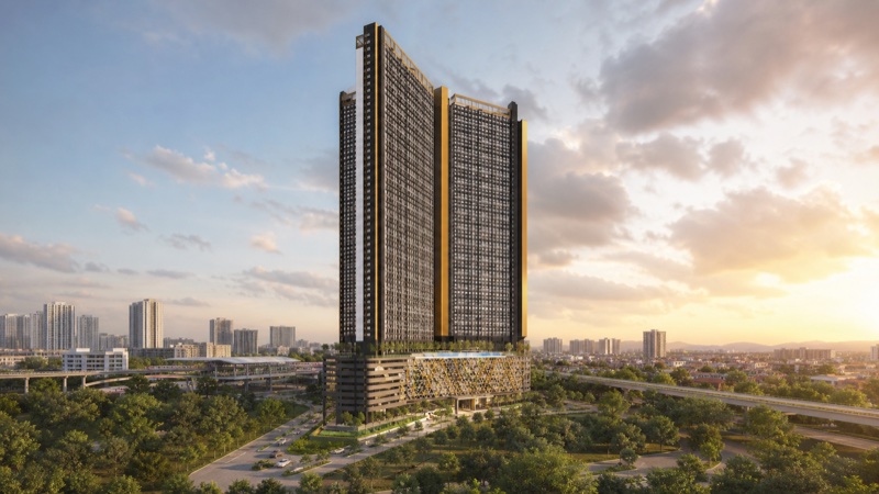 The Wyn Residences — Puchong — Ilustrasi AI — bukan gambaran sebenar projek