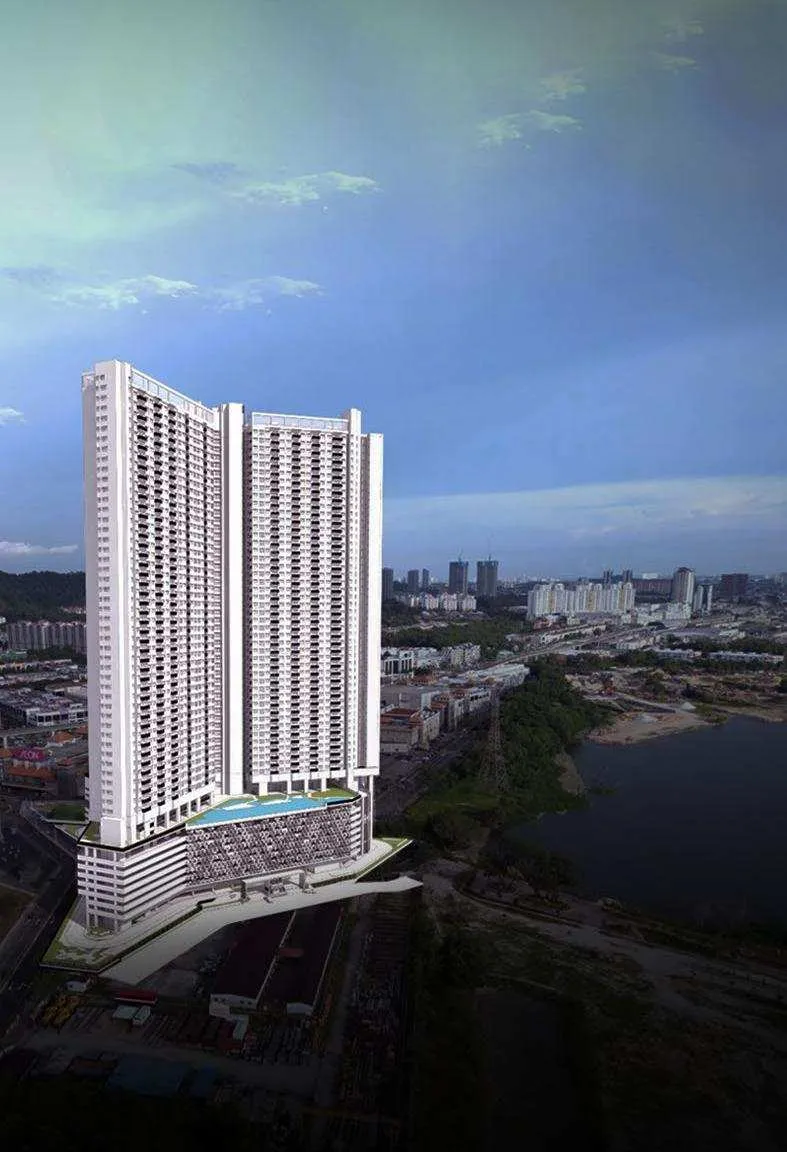 Gambaran artis The Wyn Residences dalam brosur pemaju yang tersedia di portal KPKT