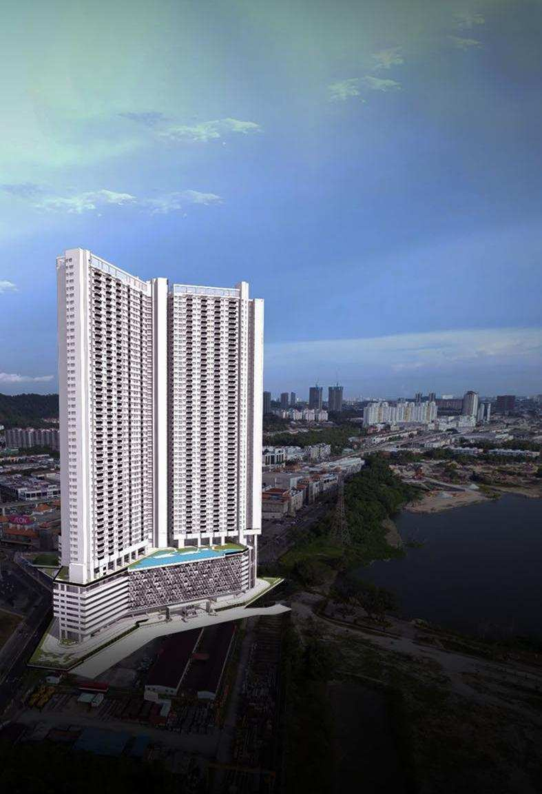 RSKU The Wyn Residences — Puchong — Gambaran artis daripada bahan projek · bukan foto sebenar