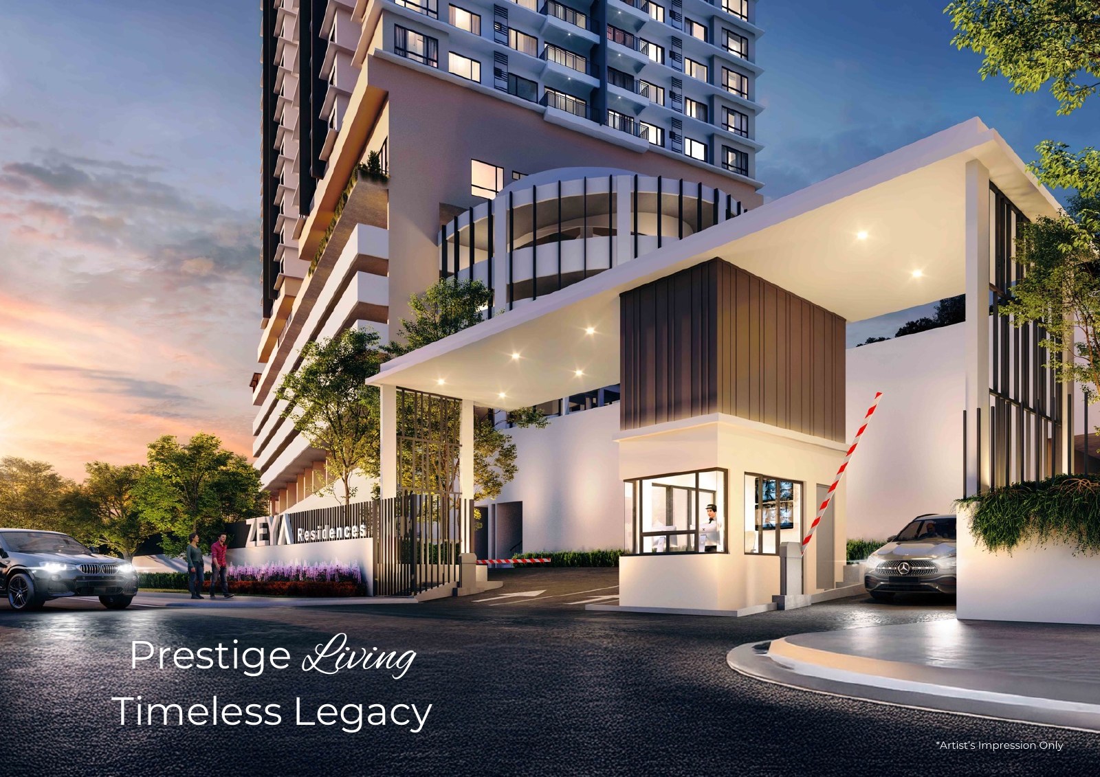 Zeya Residence Cheras Batu 9 — visual pemasaran daripada brosur