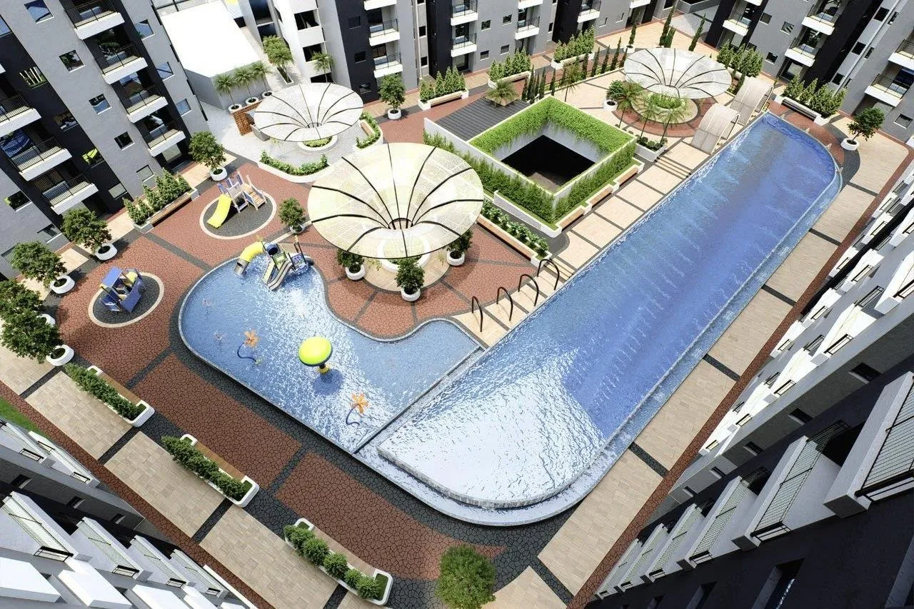 Dek kemudahan Residensi Perdana 1 — gambaran artis